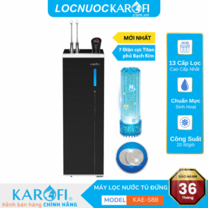 Máy lọc nước nóng lạnh Hydro-ion kiềm Karofi KAE-S88 PROMAX – THÔNG MINH – ĐIỀU KHIỂN GIỌNG NÓI- NEW 2025