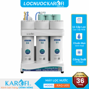 Máy lọc nước hydrogen ion kiềm Karofi KAQ-U05 Pro+AKLALINE - 11 Lõi