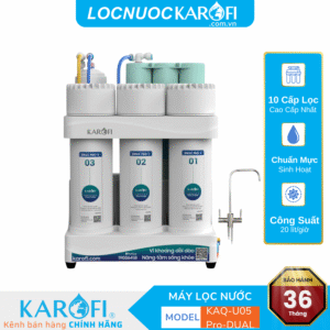 Máy lọc nước Karofi KAQ-U05 Pro-DUAL - 2 Chế độ nước