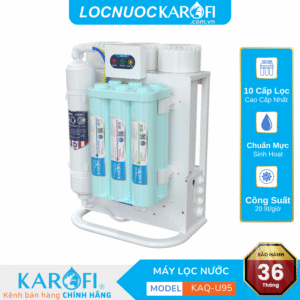 Máy lọc nước Karofi KAQ-U95 – Thông minh 10 lõi Hydrogen – Cao Cấp