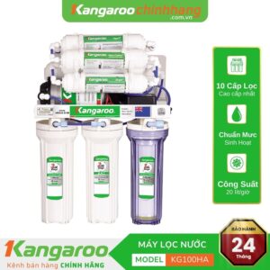 Máy lọc nước Kangaroo Hydrogen KG100HA Tích hợp lõi Asen và Đèn UV