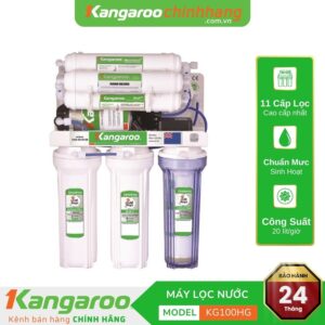 Máy lọc nước Kangaroo KG100HG Tích hợp Lõi Asen và Đèn UV