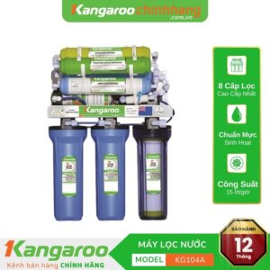 Máy lọc nước Hydrogen ion kiềm Kangaroo KG104A-ALKALINE 8 Lõi