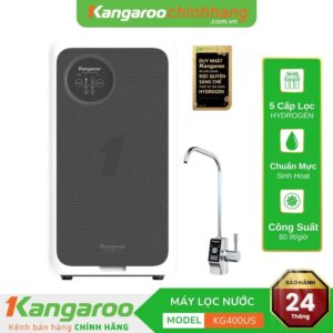 Máy lọc nước Kangaroo Hydrogen KG400US - Thông minh, Mẫu 2025