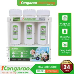 Máy lọc nước Kangaroo Hydrogen KGRP08K - 8 Lõi Mới 2025