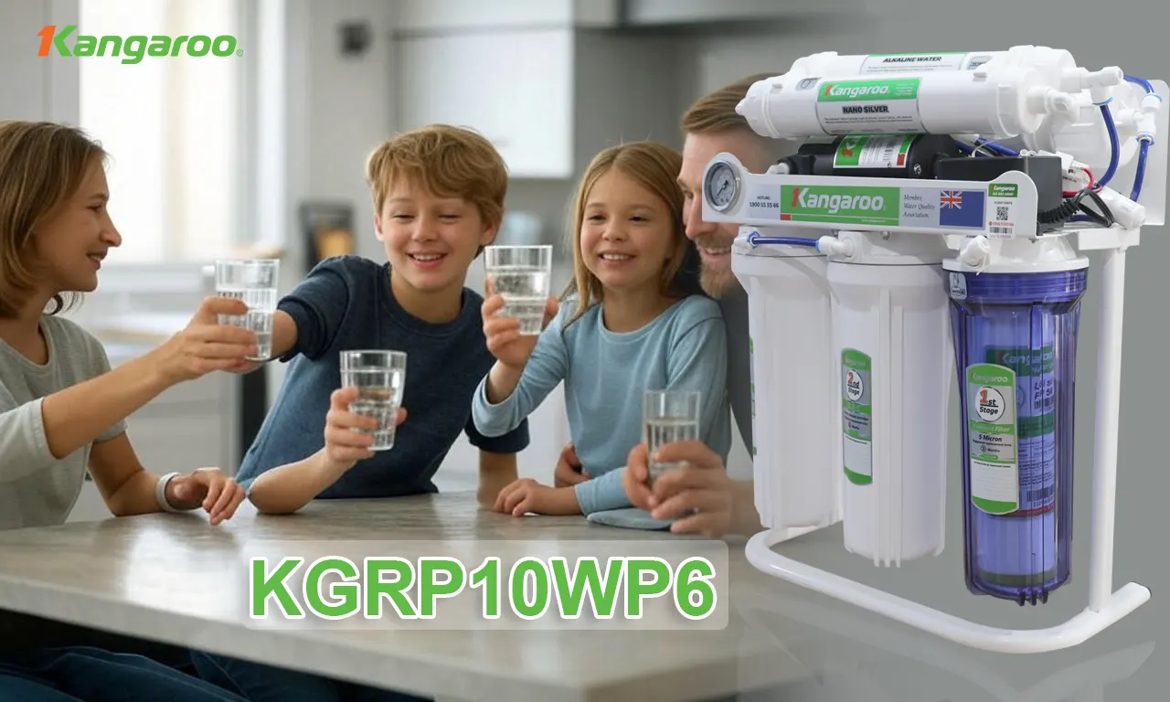 Máy lọc nước Kangaroo KGRP10WP6 – 6 Lõi Mới 2025 - Điện Máy Plus