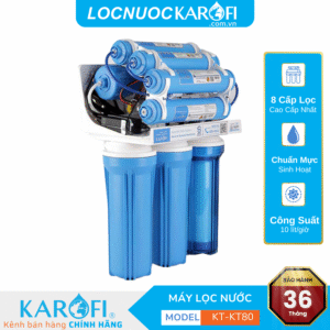 Máy lọc nước RO Karofi KT-KT80 8 cấp lọc KHÔNG TỦ