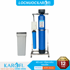 Bộ lọc tổng đầu nguồn gia đình KTF-311C - 2 Cấp, Van tự động, Xử lý Canxi