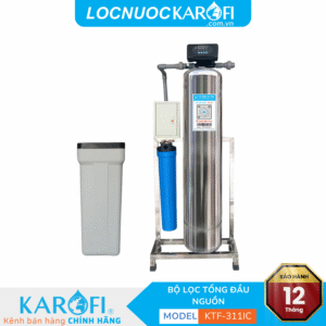 Bộ lọc tổng đầu nguồn gia đình KTF-311iC - 2 Cấp lọc, Van tự động, Xử lý Canxi
