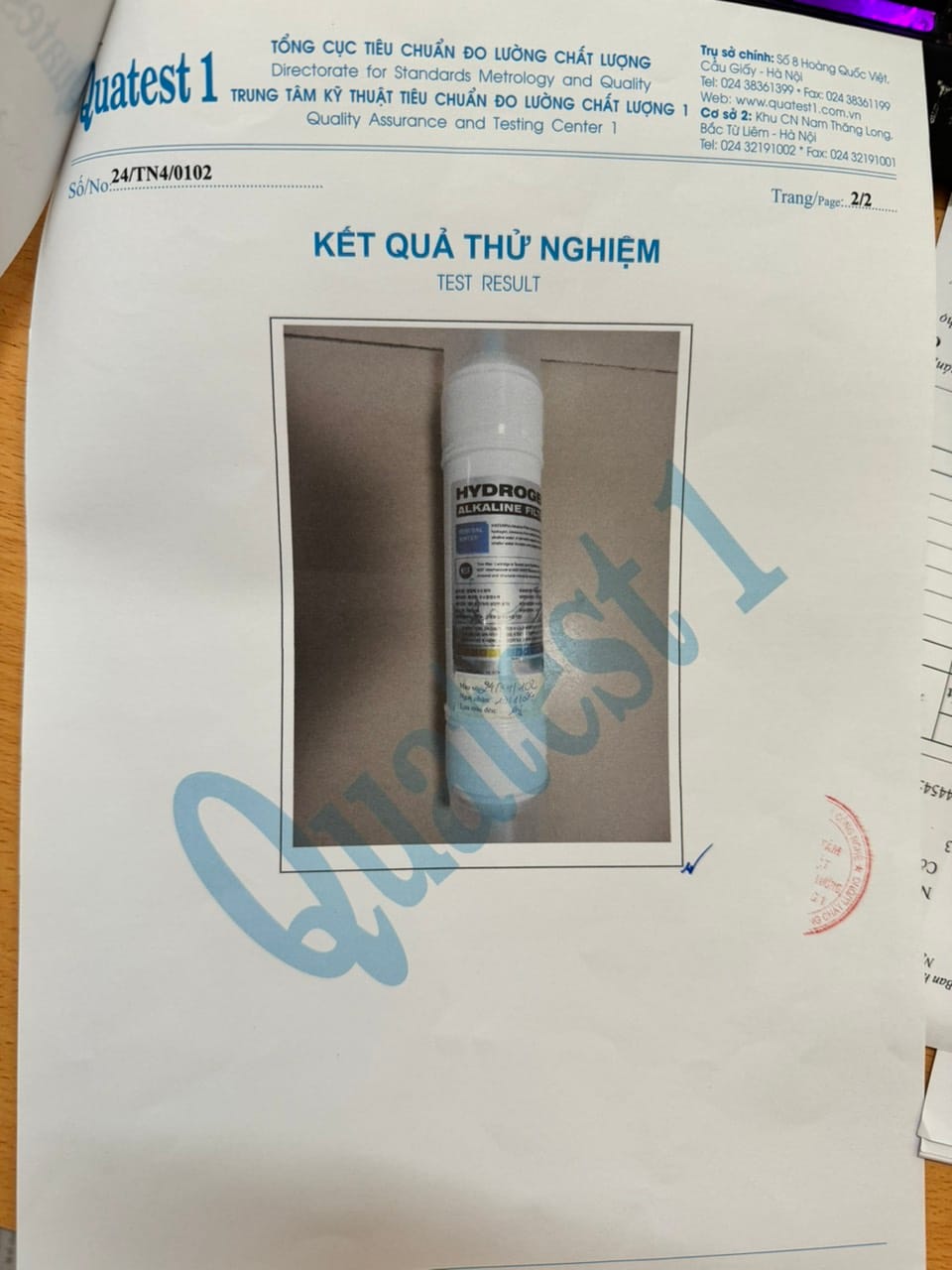 Lõi lọc nước ion Kiềm Alkaline Hydrogen – Nhập Khẩu Hàn Quốc - Điện Máy Plus