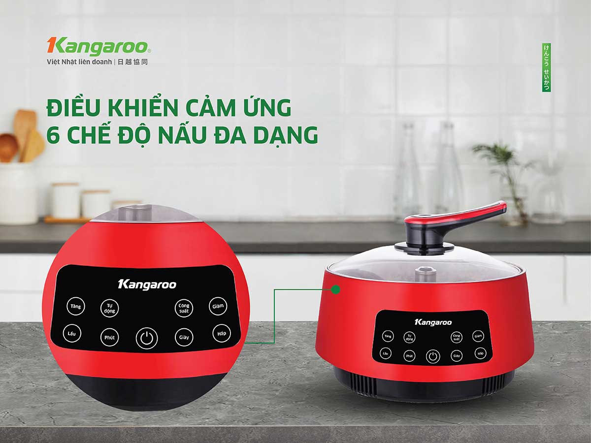 Nồi lẩu điện thang máy Kangaroo KGEH5D1 - Điện Máy Plus