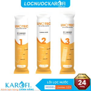 Bộ lõi lọc nước Karofi Livotec 123