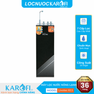 Máy lọc nước nóng lạnh Karofi Livotec 611