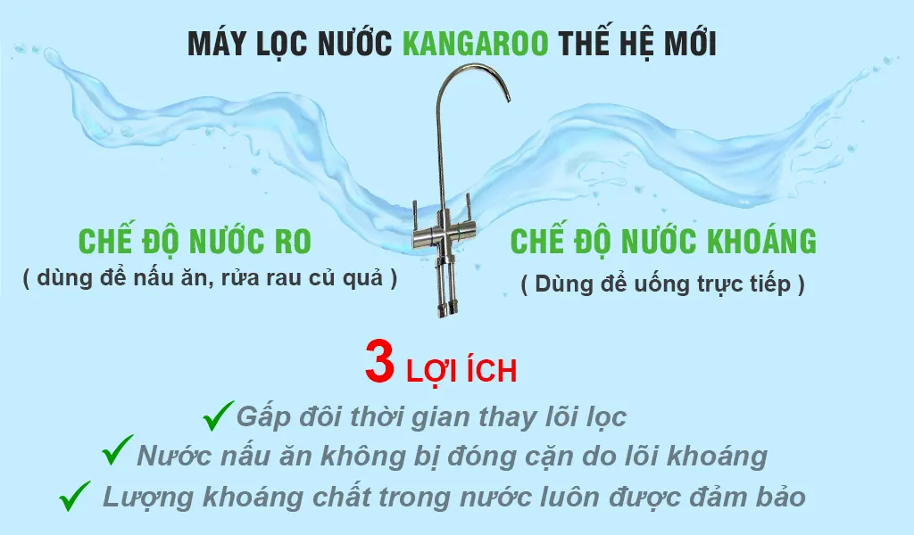 Máy lọc nước Kangaroo Hydrogen KG100HG Dual – Mới 2025 - Điện Máy Plus