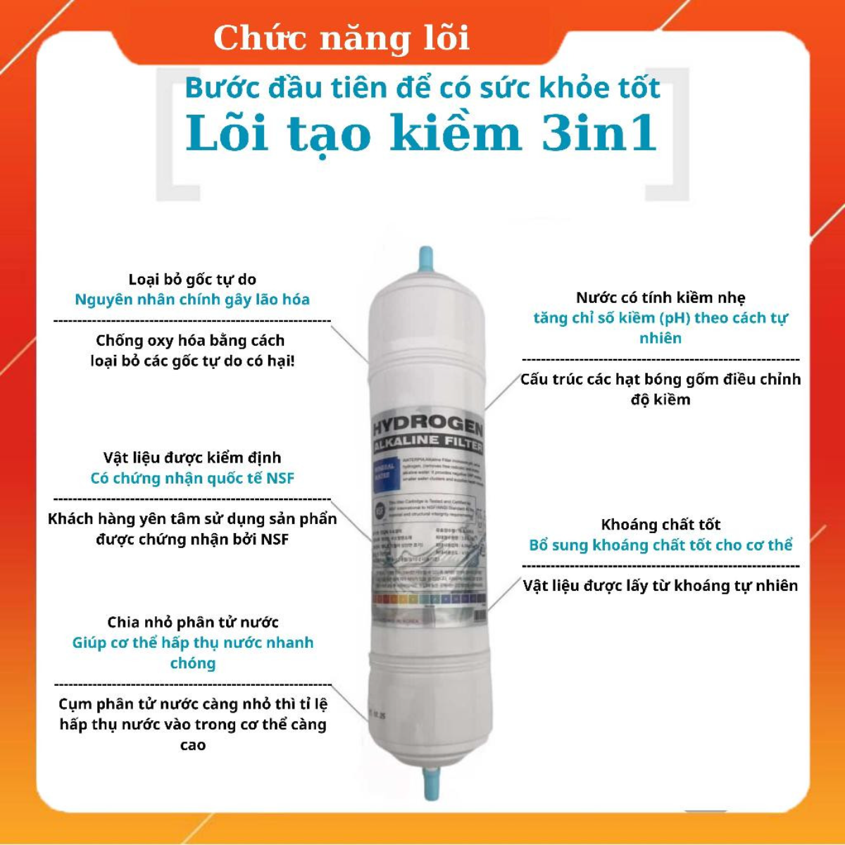 Máy lọc nước Hydrogen ion kiềm Kangaroo KG100HG-ALKALINE 11 Lõi chính hãng Máy lọc nước Hydrogen ion kiềm Kangaroo KG100HG-ALKALINE 11 Lõi - Điện Máy Plus