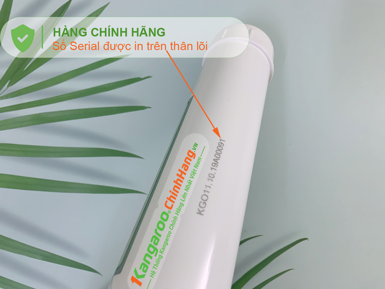 Lõi lọc nước Kangaroo Hydrogen số 6 OrpH + (HA) - Điện Máy Plus