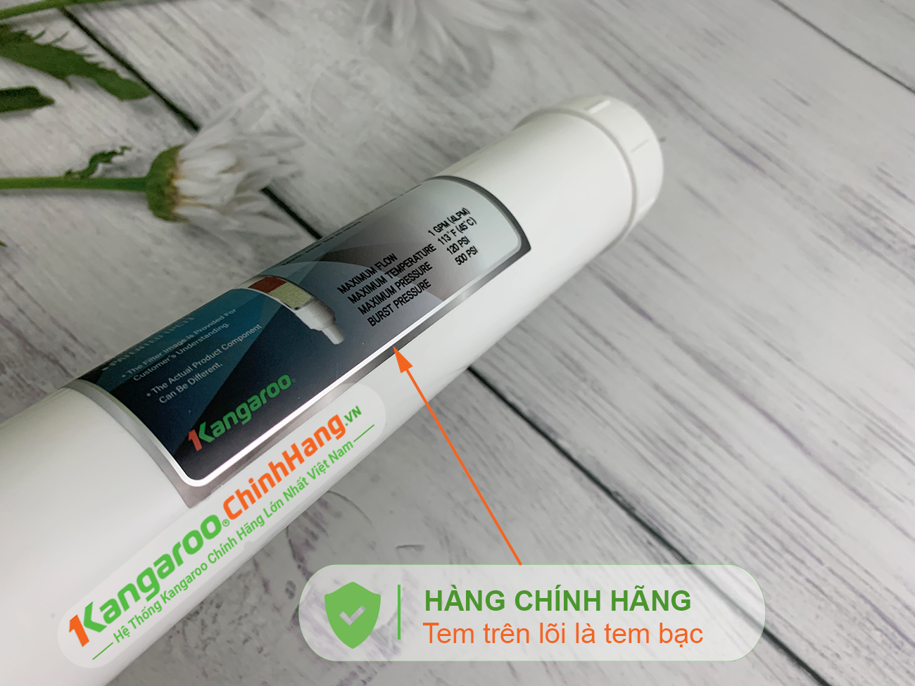 Lõi lọc nước Kangaroo Hydrogen số 8 Mineral + (HP) - Điện Máy Plus