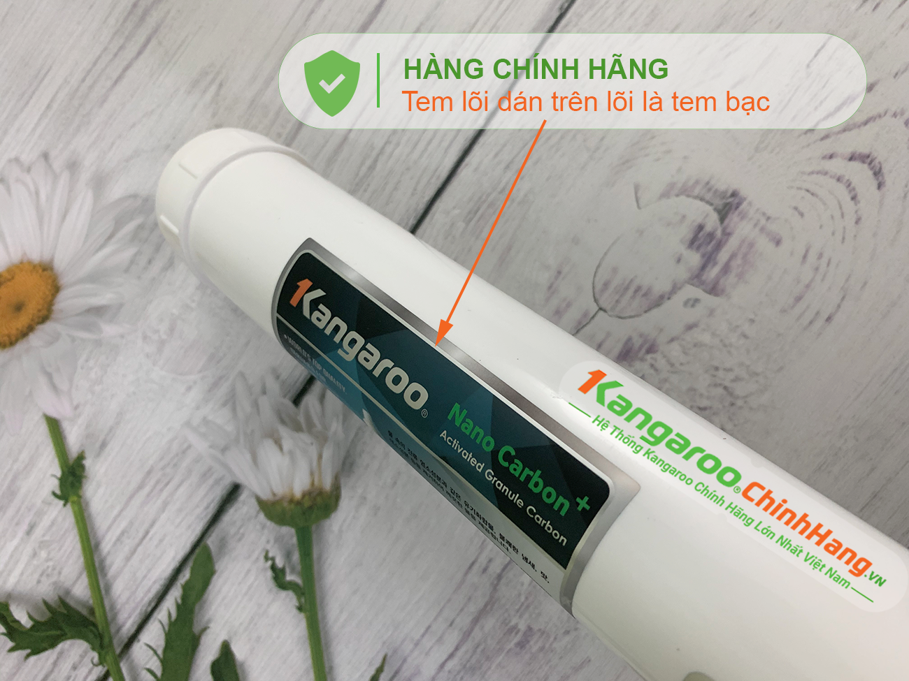 Lõi lọc nước Kangaroo Hydrogen số 9 NANO CARBON + (HP) - Điện Máy Plus