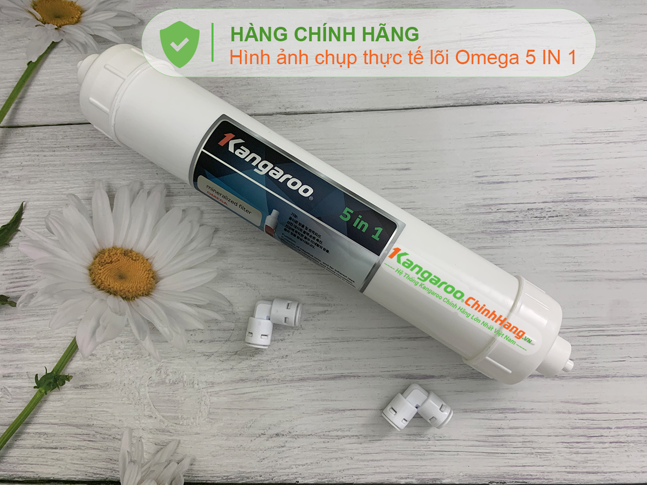 Lõi lọc nước Kangaroo Hydrogen số 10 OMEGA 5 IN 1 (HP) - Điện Máy Plus