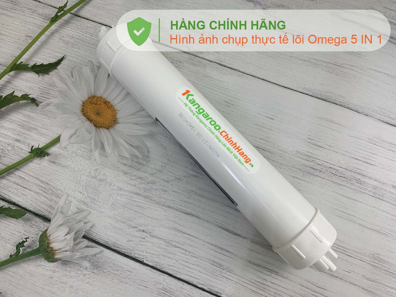 Lõi lọc nước Kangaroo Hydrogen số 10 OMEGA 5 IN 1 (HP) - Điện Máy Plus