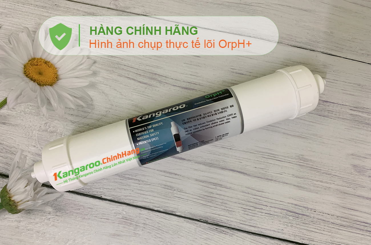 Lõi lọc nước Kangaroo Hydrogen số 6 OrpH + (HP) chính hãng Lõi lọc nước Kangaroo Hydrogen số 6 OrpH + (HP) - Điện Máy Plus