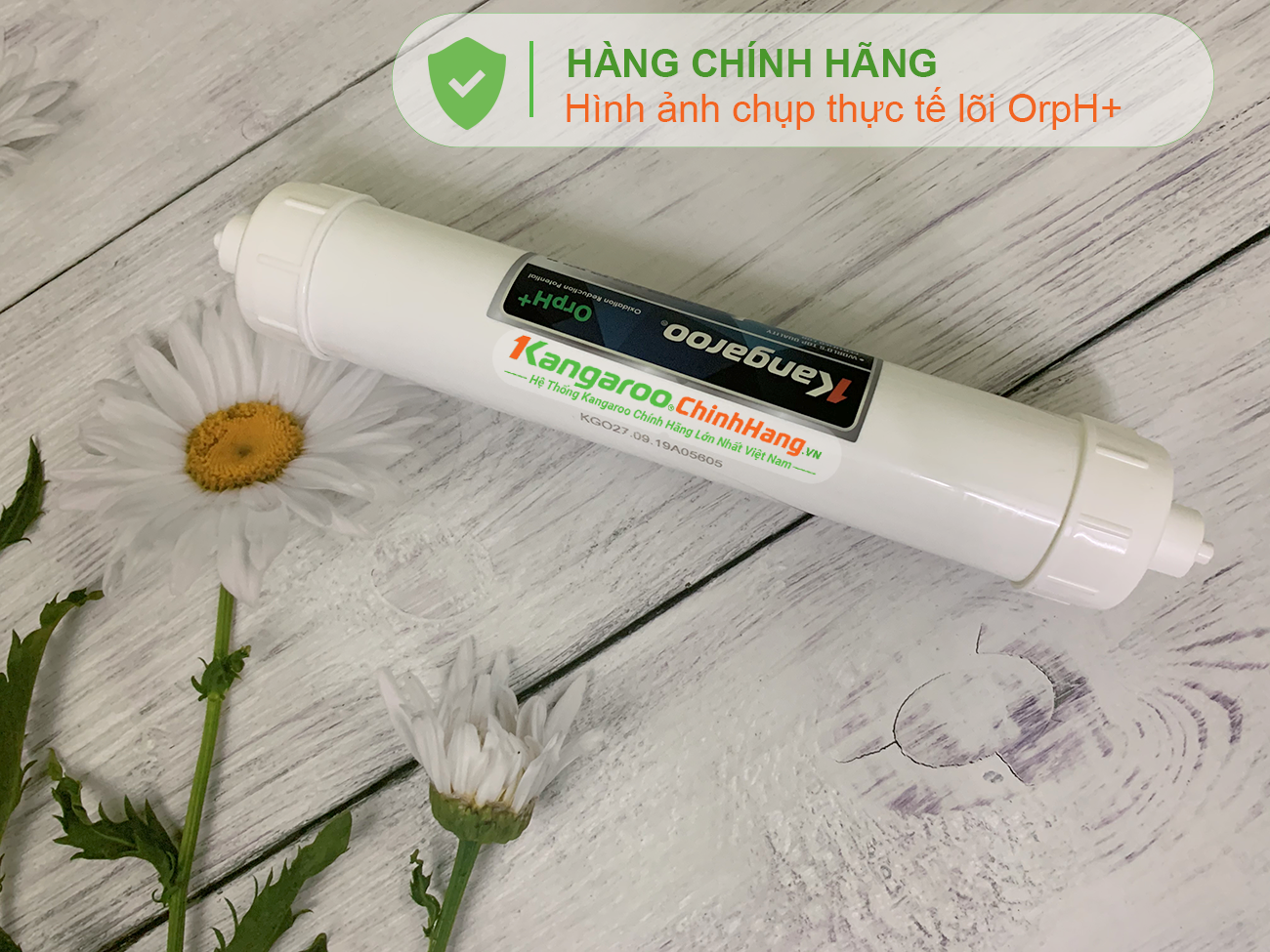 Lõi lọc nước Kangaroo Hydrogen số 6 OrpH + (HP) chính hãng Lõi lọc nước Kangaroo Hydrogen số 6 OrpH + (HP) - Điện Máy Plus