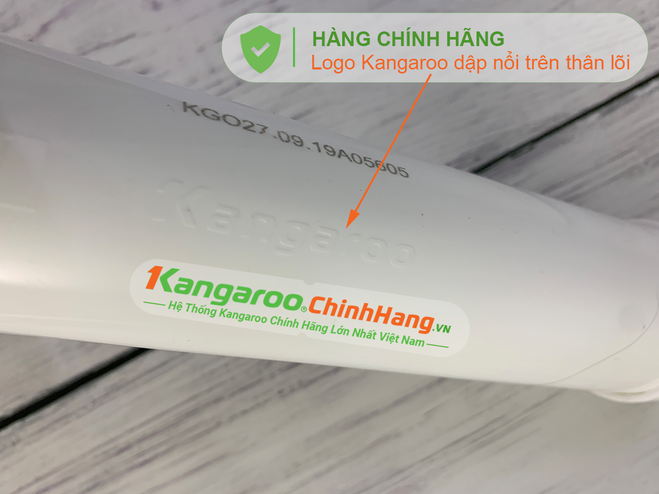 Lõi lọc nước Kangaroo Hydrogen số 6 OrpH + (HP) chính hãng Lõi lọc nước Kangaroo Hydrogen số 6 OrpH + (HP) - Điện Máy Plus