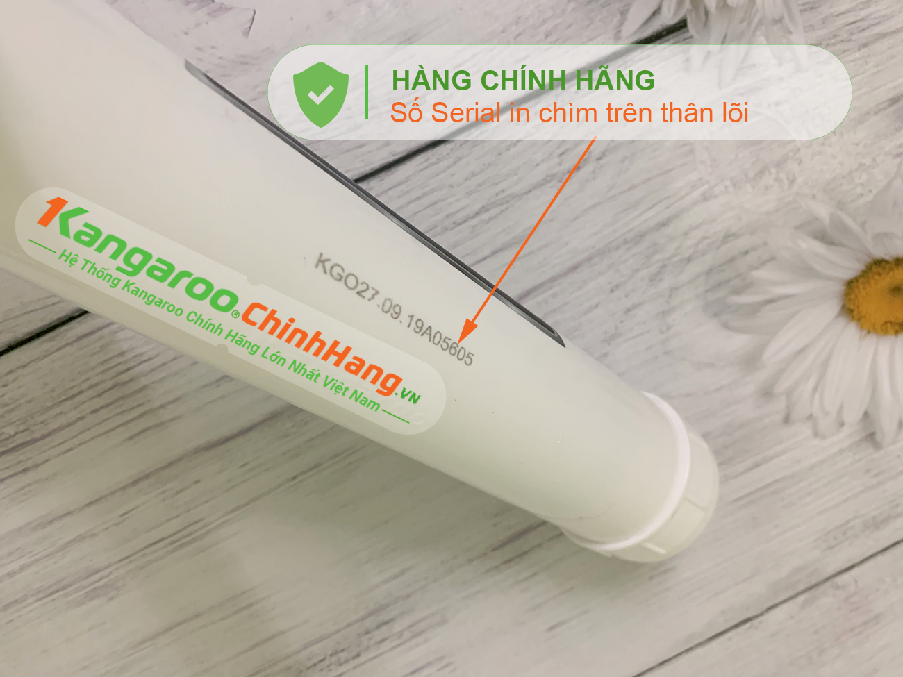 Lõi lọc nước Kangaroo Hydrogen số 6 OrpH + (HP) chính hãng Lõi lọc nước Kangaroo Hydrogen số 6 OrpH + (HP) - Điện Máy Plus
