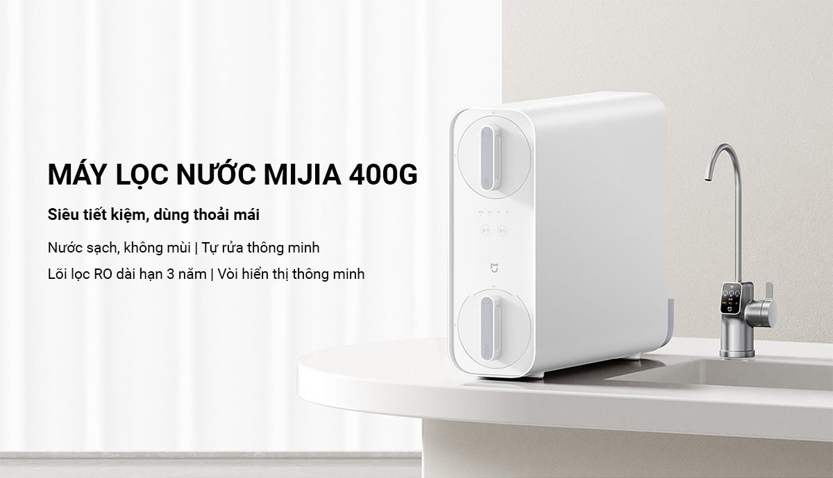 Máy lọc nước Xiaomi 400G - Điện Máy Plus