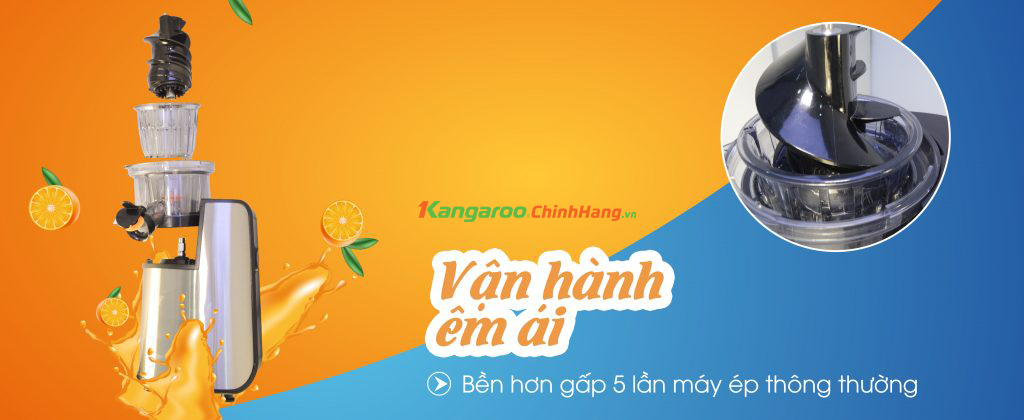 Máy ép chậm Kangaroo KG1B6 chính hãng Máy ép chậm Kangaroo KG1B6 - Điện Máy Plus