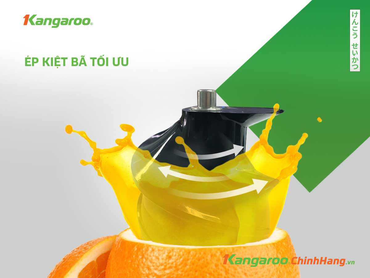 Máy ép chậm Kangaroo KG200SJD2 chính hãng Máy ép chậm Kangaroo KG200SJD2 - Điện Máy Plus