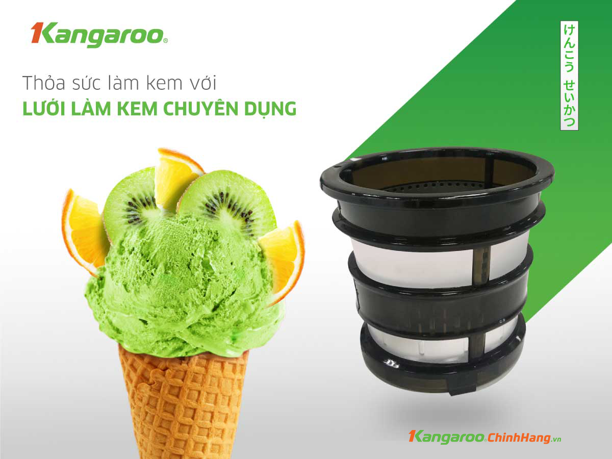 Máy ép chậm Kangaroo KG200SJF - Điện Máy Plus