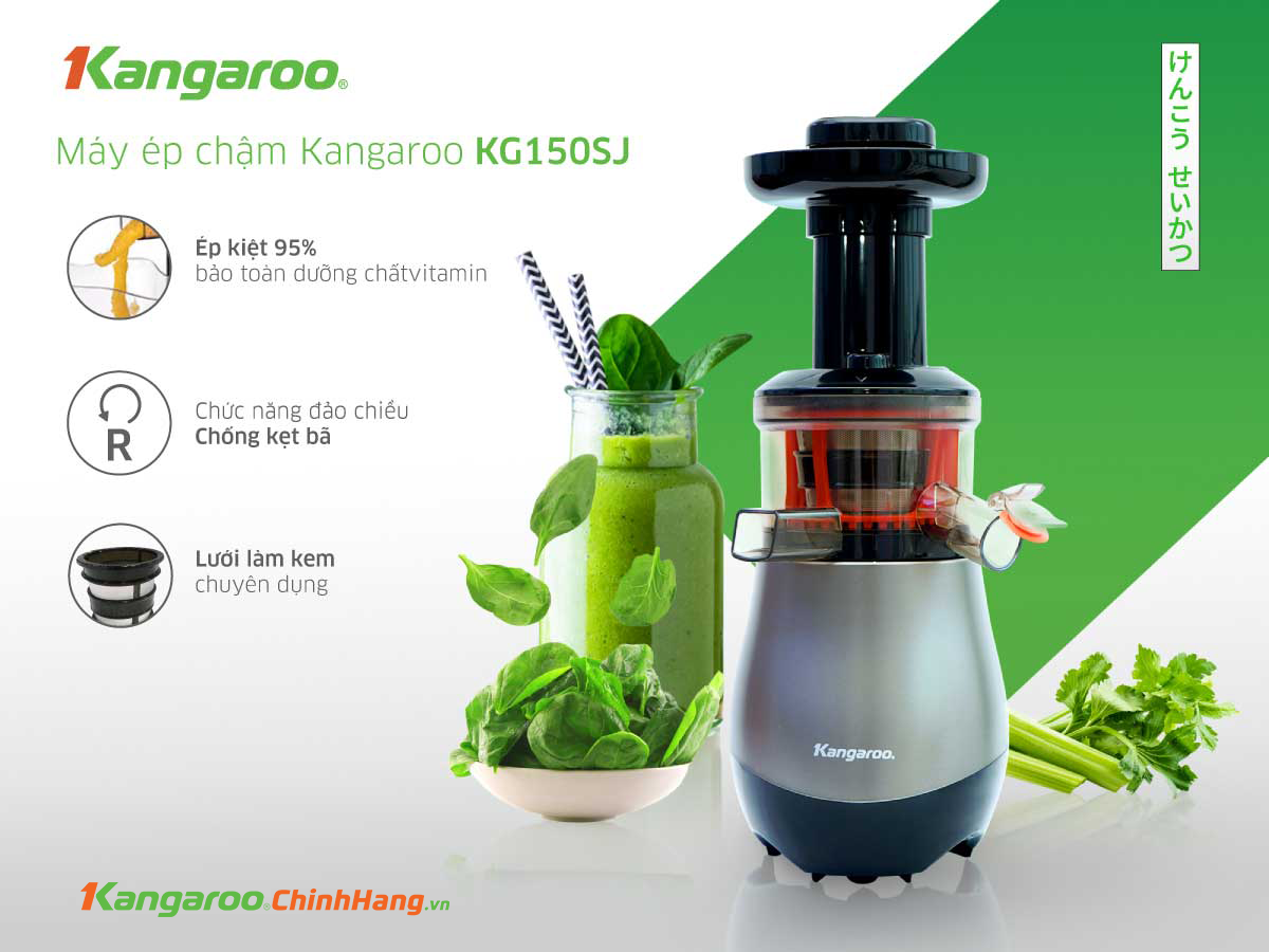 Máy ép chậm Kangaroo KG150SJ - Điện Máy Plus