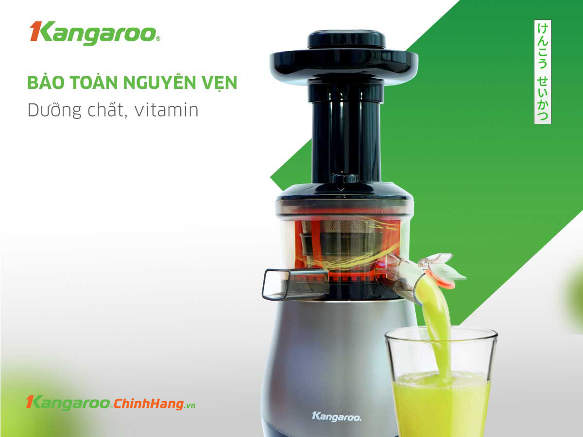 Máy ép chậm Kangaroo KG150SJ chính hãng Máy ép chậm Kangaroo KG150SJ - Điện Máy Plus