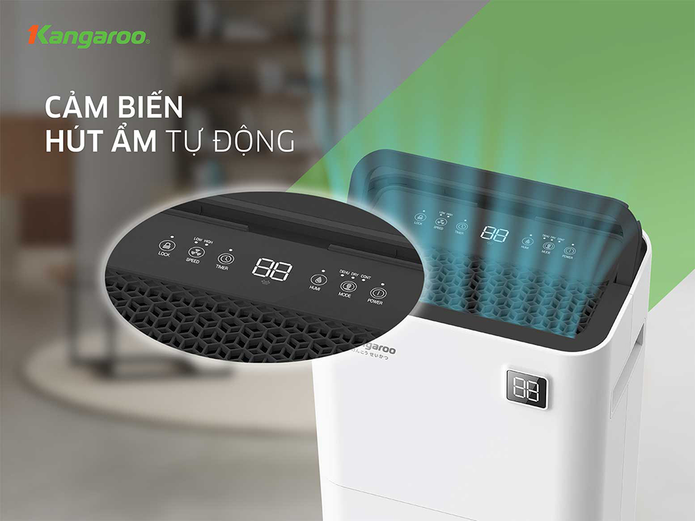 Máy hút ẩm Kangaroo KGDH16 - Điện Máy Plus