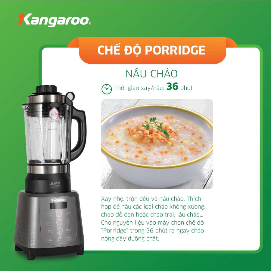 Máy làm sữa Hạt Kangaroo KG12BH - Điện Máy Plus