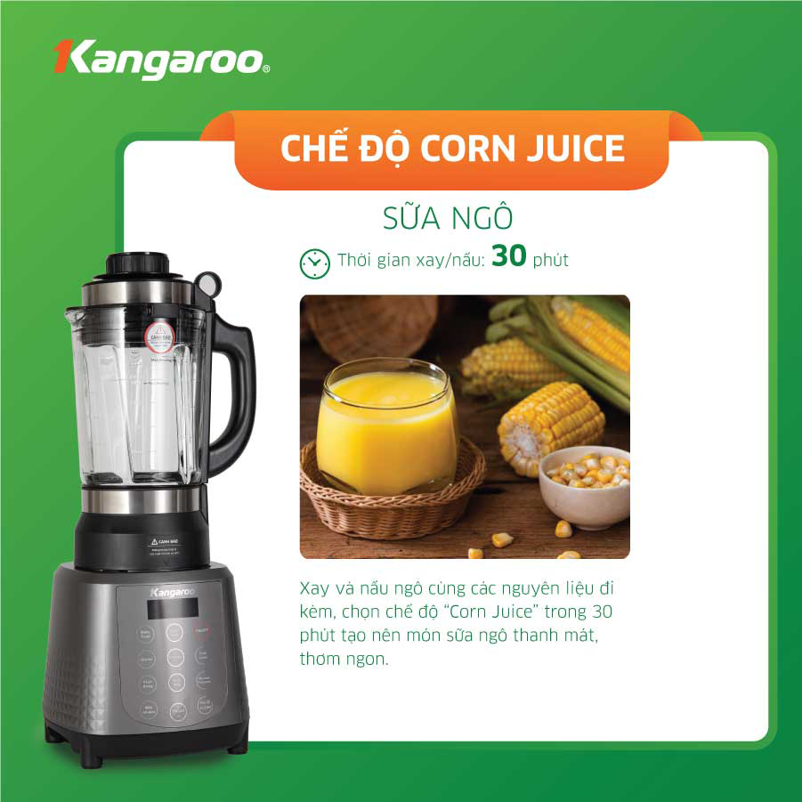 Máy làm sữa Hạt Kangaroo KG12BH - Điện Máy Plus