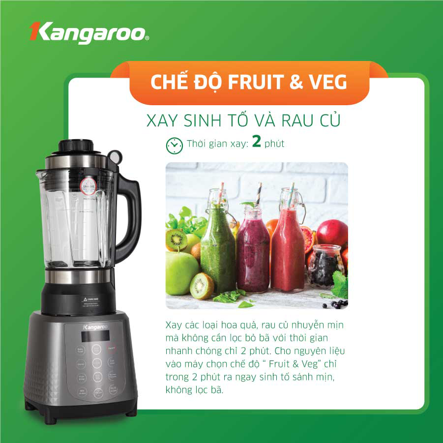 Máy làm sữa Hạt Kangaroo KG12BH - Điện Máy Plus