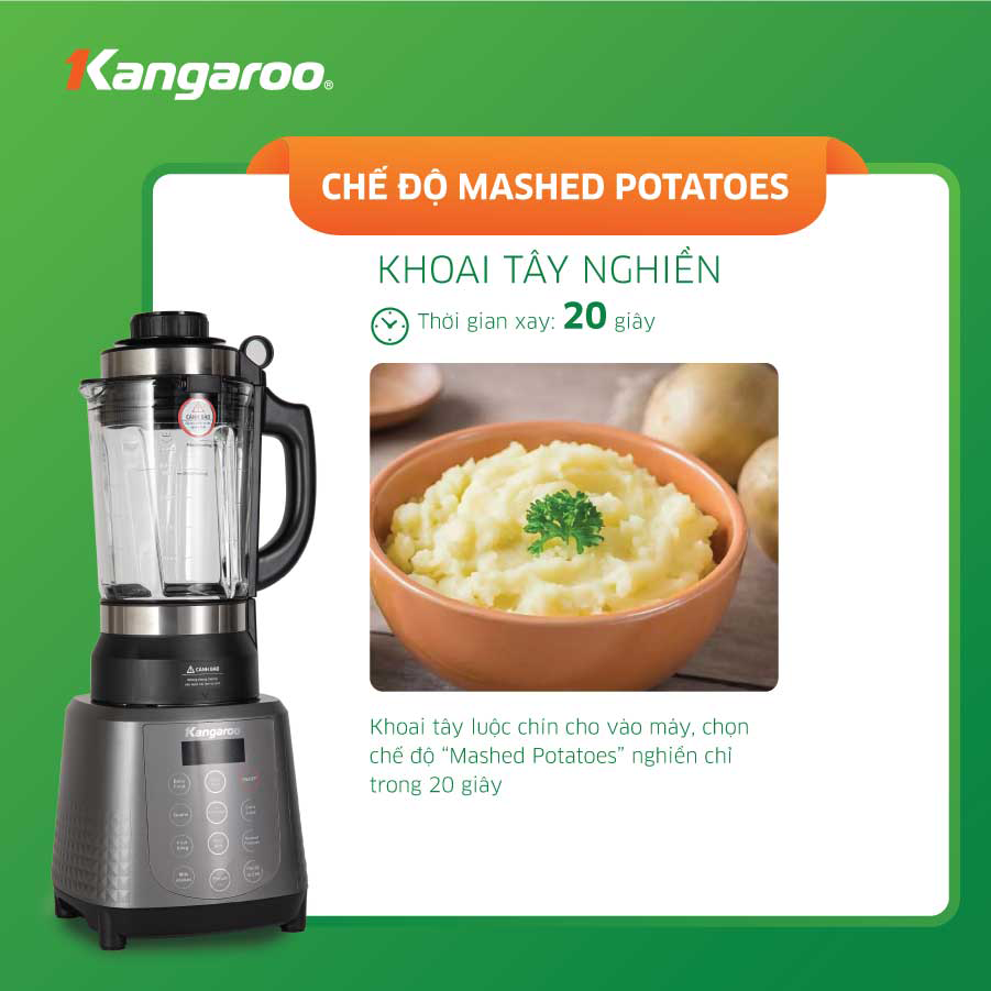 Máy làm sữa Hạt Kangaroo KG12BH - Điện Máy Plus