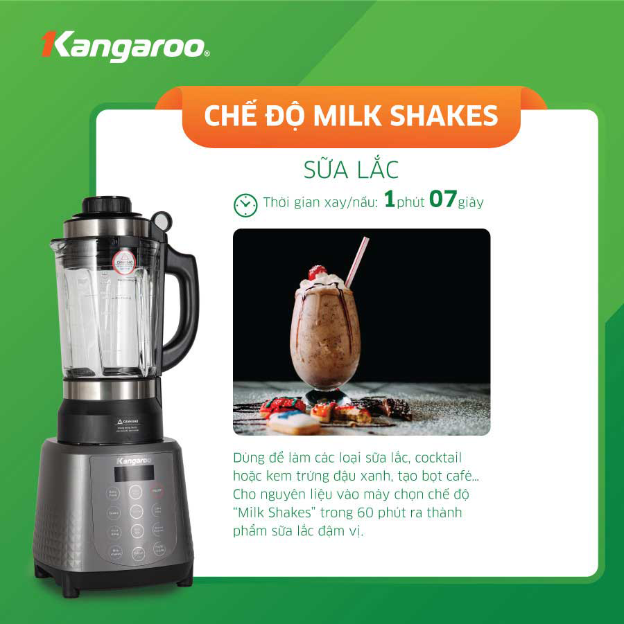 Máy làm sữa Hạt Kangaroo KG12BH - Điện Máy Plus