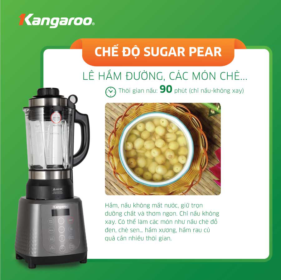 Máy làm sữa Hạt Kangaroo KG12BH - Điện Máy Plus