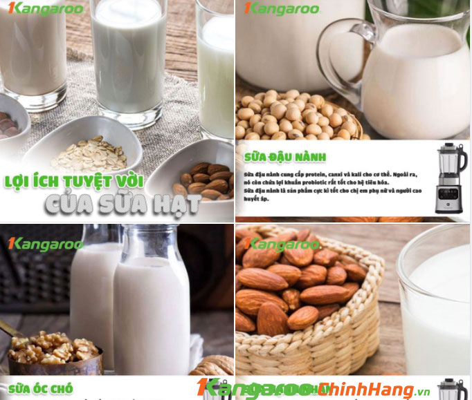 Máy làm sữa Hạt Kangaroo KG175HB1 - Điện Máy Plus