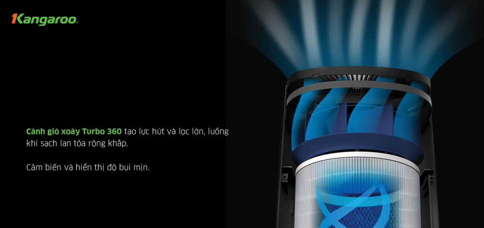 Máy lọc không khí Kangaroo KG50AP chính hãng Máy lọc không khí Kangaroo KG50AP - Điện Máy Plus