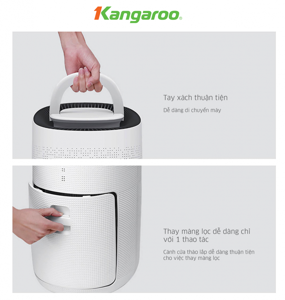 Máy lọc không khí Kangaroo KG50AP chính hãng Máy lọc không khí Kangaroo KG50AP - Điện Máy Plus