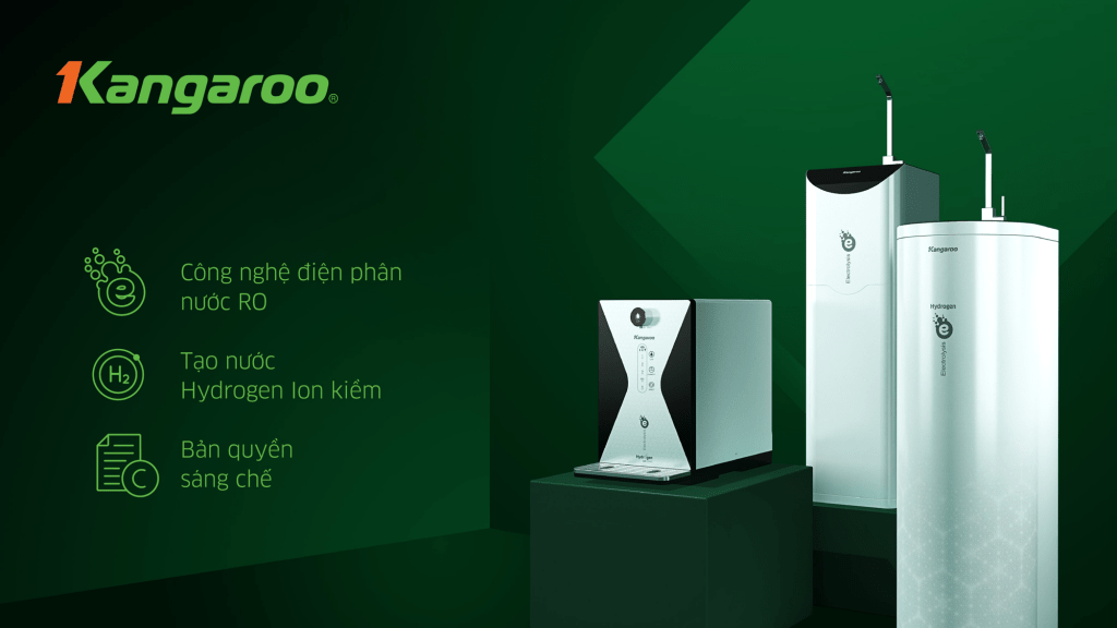 Máy lọc nước Kangaroo Hydrogen ion kiềm KG100MED LUX Series - Điện Máy Plus