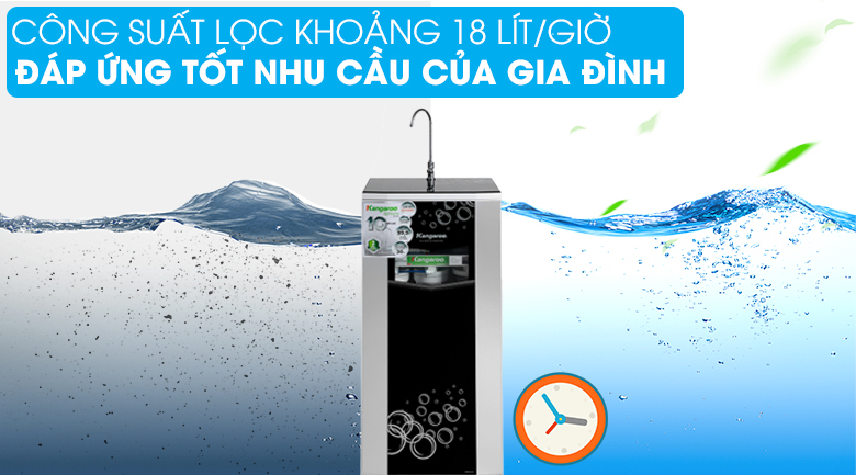 Máy lọc nước Kangaroo Hydrogen KG10G5VTU – Xử lý cặn - Điện Máy Plus
