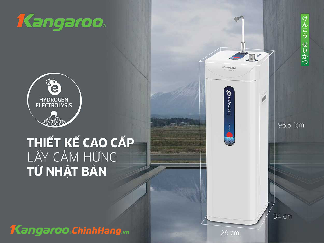 Máy lọc nước Kangaroo Hydrogen ion kiềm KG10A8ESG - Điện Máy Plus