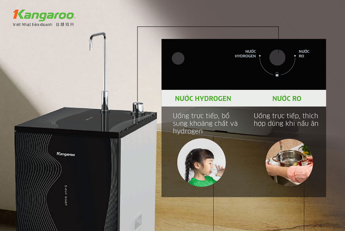 Máy lọc nước Kangaroo Hydrogen KG100HC3 – Hàng Cao Cấp 2025 - Điện Máy Plus
