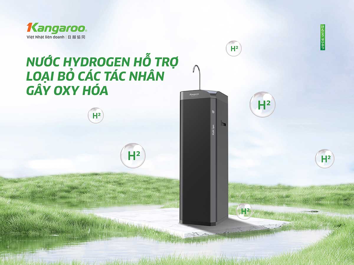 Máy lọc nước Kangaroo Hydrogen Waterfall KG10W2 - Điện Máy Plus