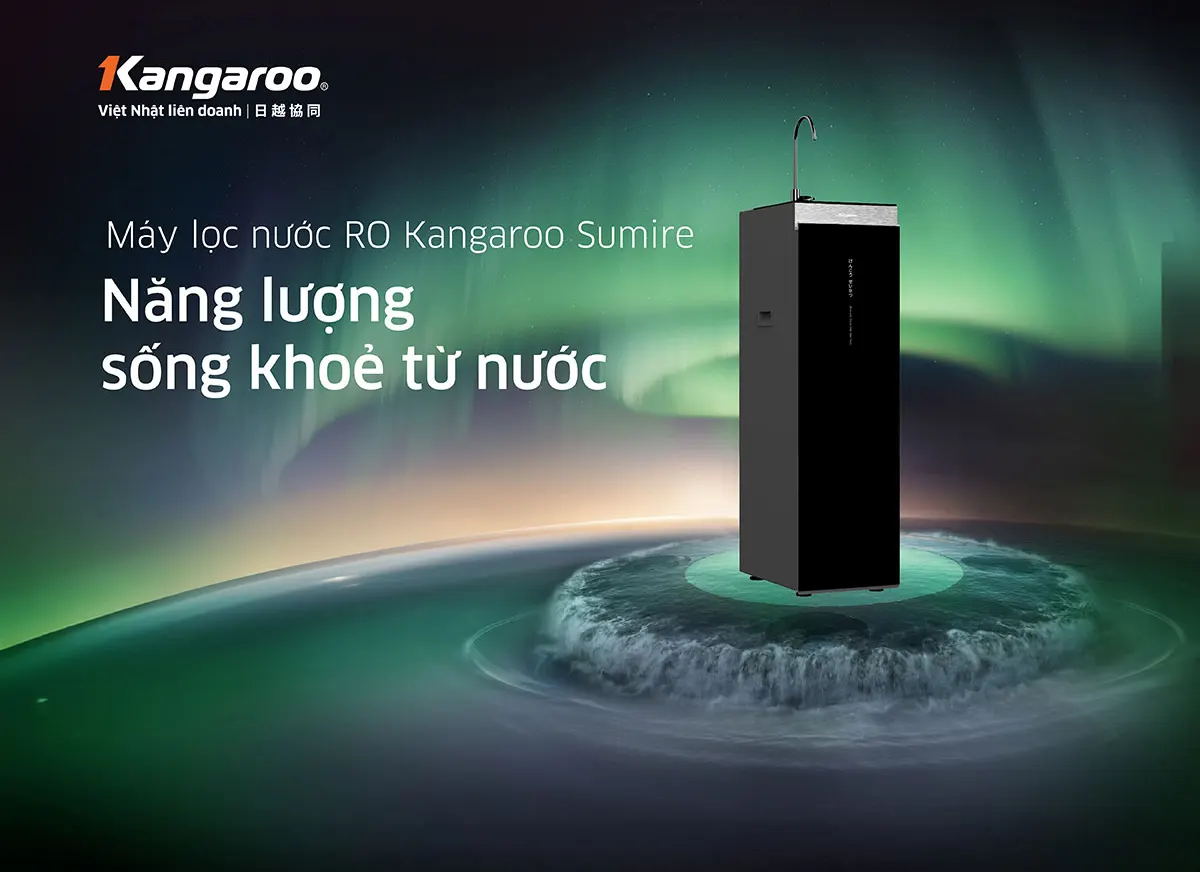 Máy lọc nước Kangaroo KG12NA – 12 lõi lọc, Mẫu mới 2025 - Điện Máy Plus